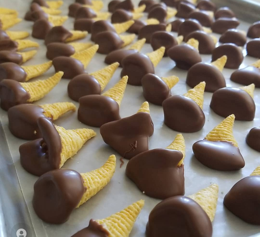 Chocolate Dipped Bugles