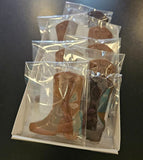 Solid Chocolate Cowboy Hats and Boots