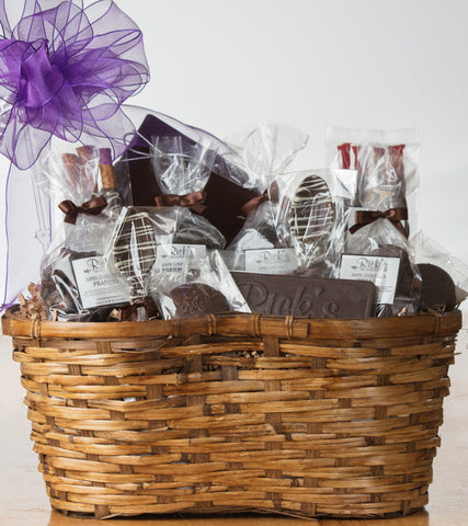 Chocolate and Crunch Grande Basket from California Fruit Gifts®